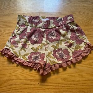 Flower flowy shorts